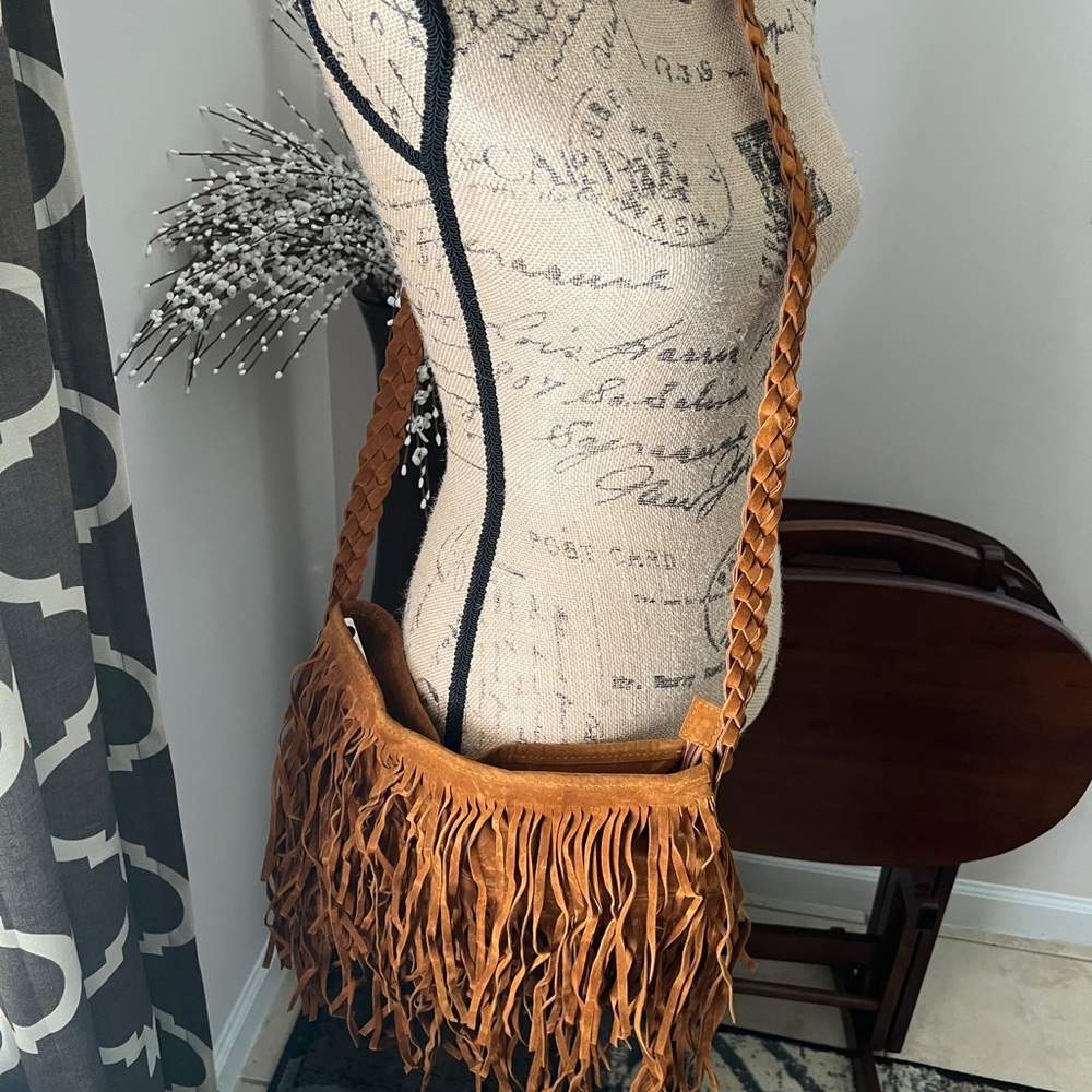 Tan Suede Bag